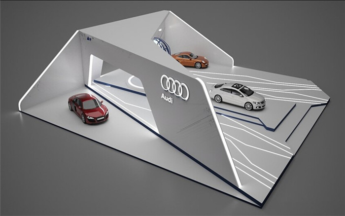 廣州汽車展展位設計圖片