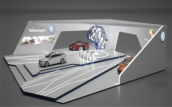 廣州汽車展展位設計圖片