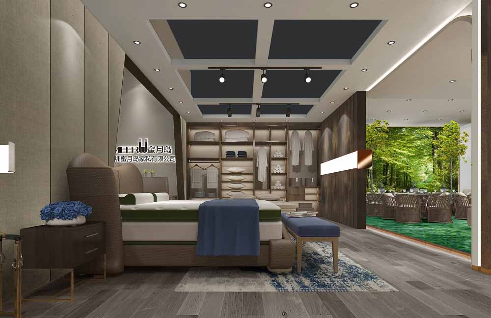 氧屋睡眠-上海家具博覽會展位設計|展台搭建|展覽裝修