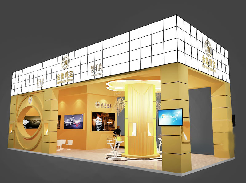金象珠寶 -成都珠寶展展台搭建|成都珠寶展展覽裝修|成都珠寶展展位設計