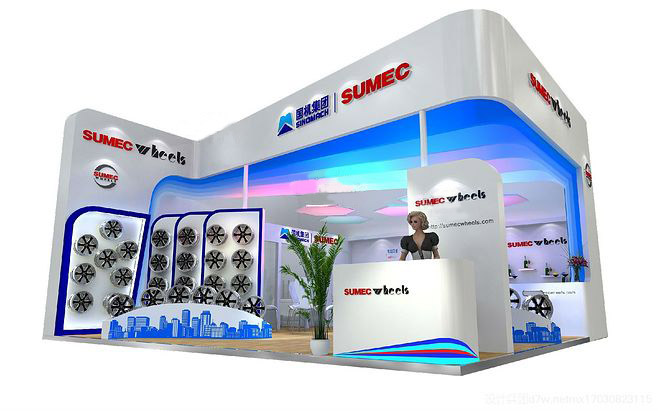 SUMEC WHEELS-上海汽配展展會設計