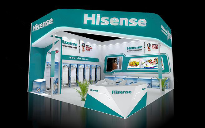 深圳展會設計-Hisense-機器人展位設計