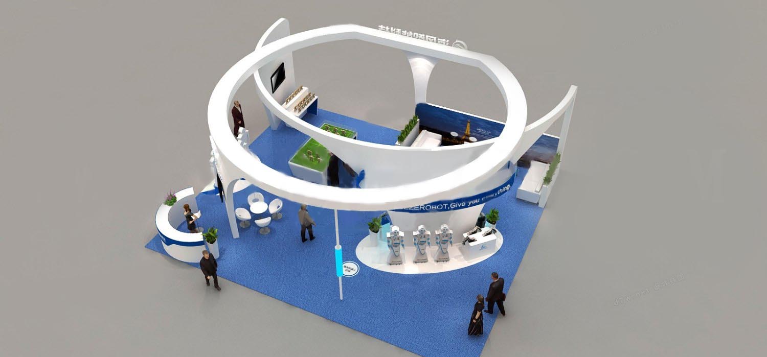 廣州展台設計-海風-機器人展台設計|機器人展會搭建