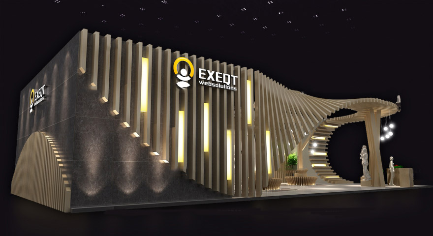 上海展位搭建-EXEQT-麵料展展位搭建