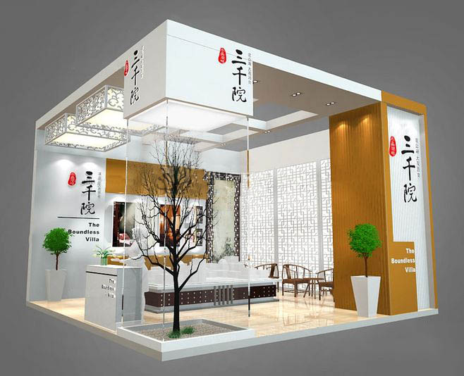 南寧展覽展位設計-三千院-房地產外展設計