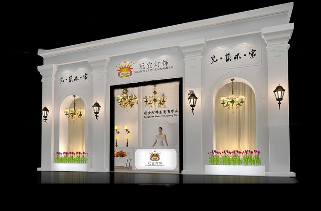 香港展台搭建-冠宜-燈飾展台搭建
