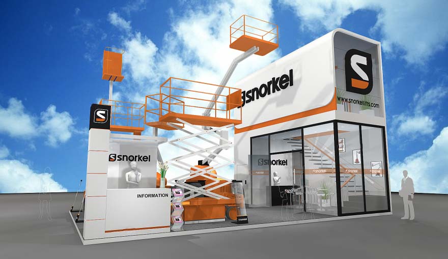 深圳展覽特裝搭建-snorkel-工博會展台搭建