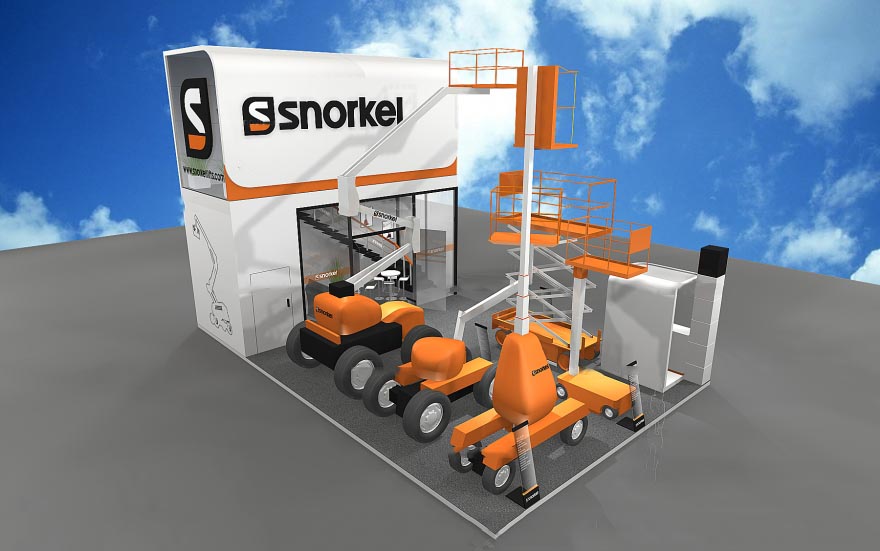 深圳展覽特裝搭建-snorkel-工博會展台搭建