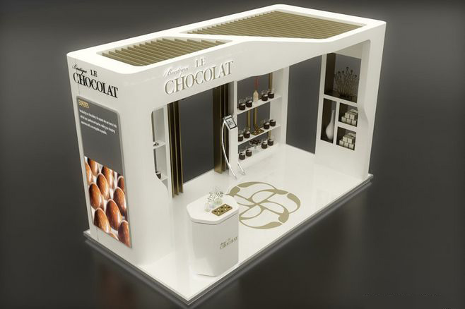 咖啡展會設計-CHOCOLAT-上海展台搭建