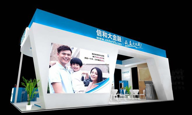金博會展台搭建-信合-深圳展覽設計裝修