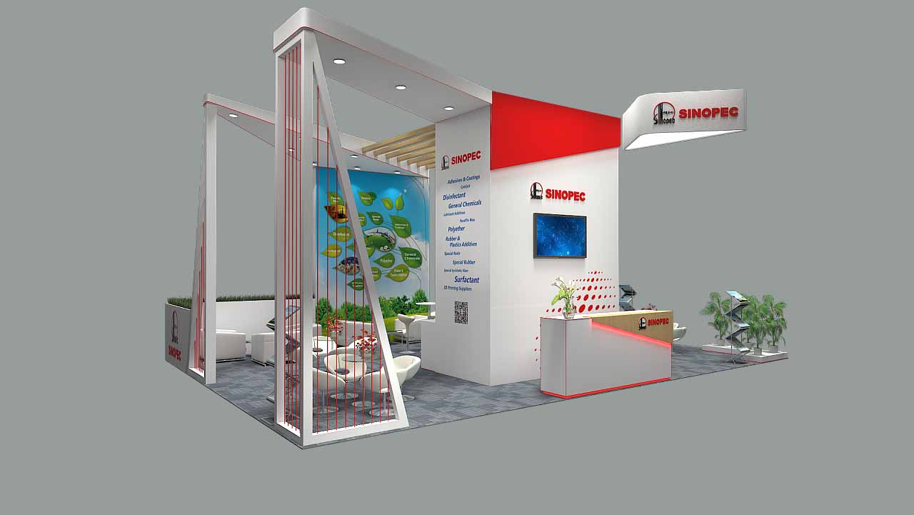 國際展台搭建-SINOPEC-國際展會布置|國際展位設計
