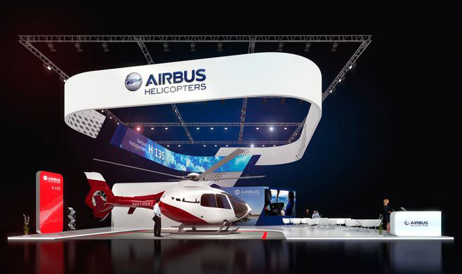 德國展台搭建-airbus-國際展會設計|國際展覽裝修