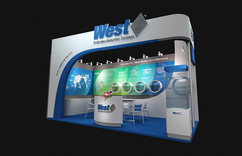 非洲國際展台搭建-WEST-國際醫藥展會設計