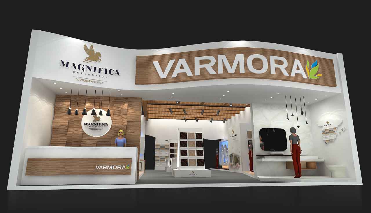 陶瓷展覽設計製作-VARMORA-深圳會展展台設計