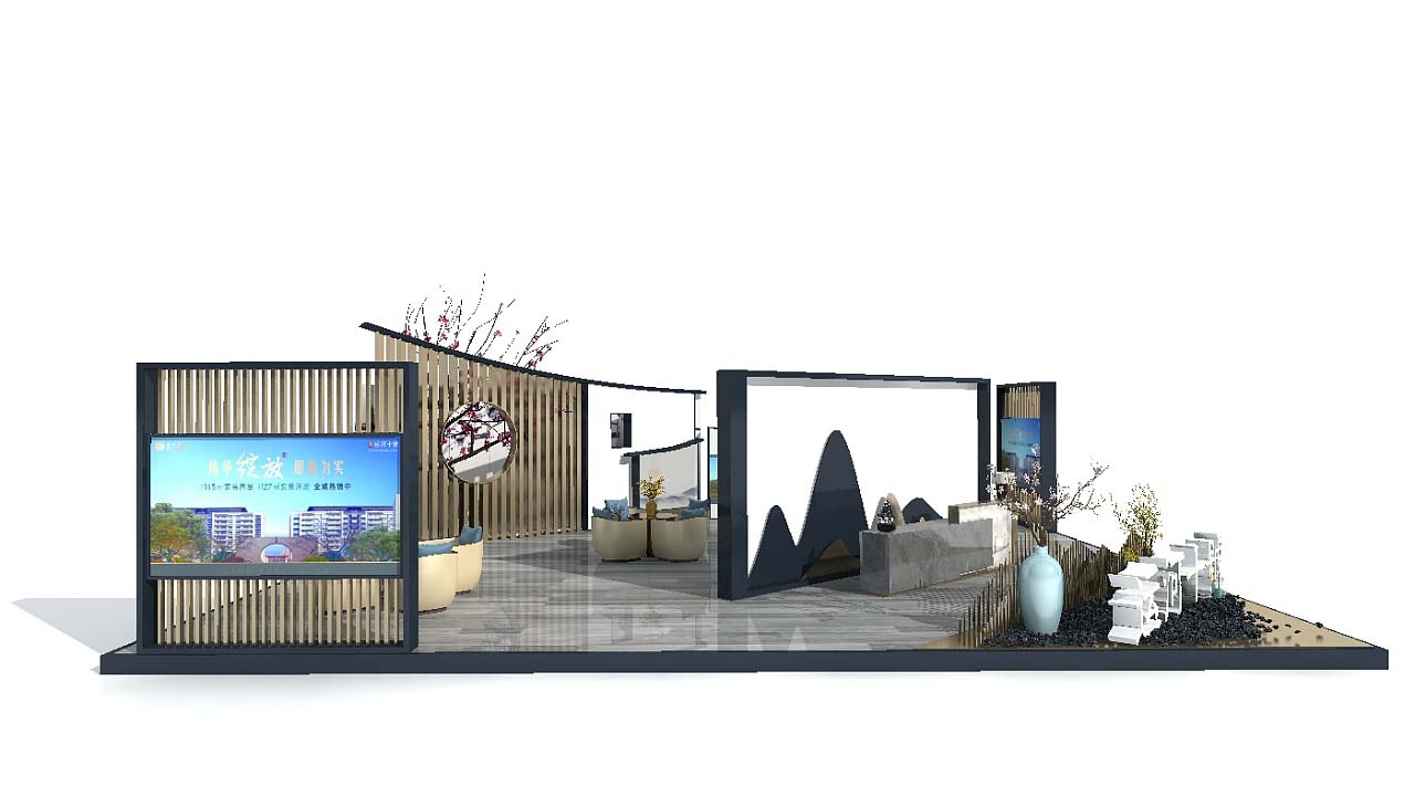 上海房地產展會展台設計搭建製作