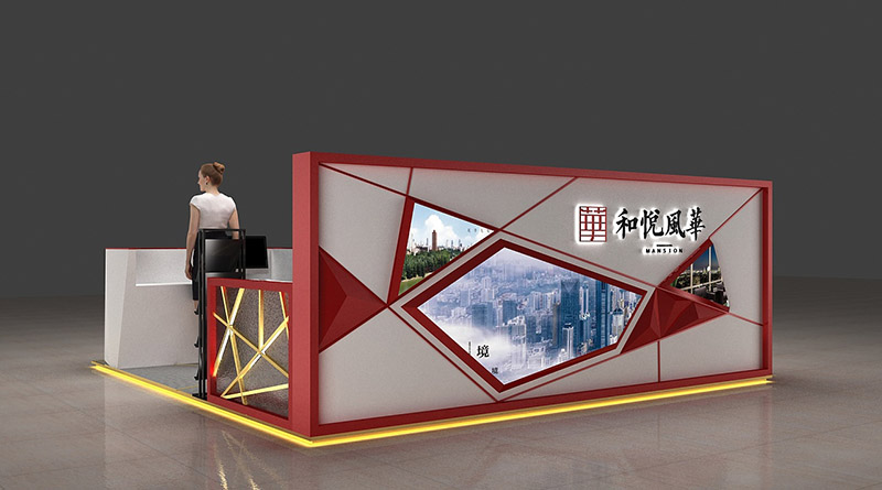 廣州房地產展台展會布置