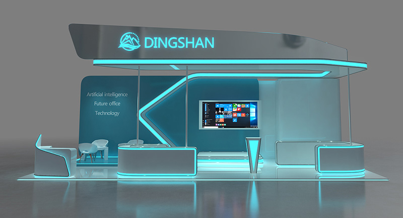 科技展覽展台裝修-DINGSHAN-廣州會展展會搭建設計