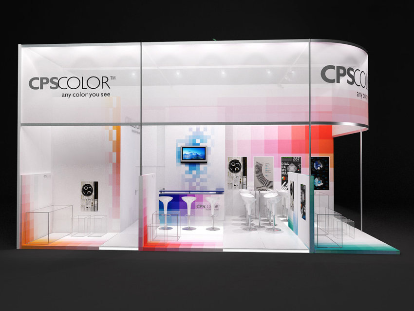 上海設計會展搭建-CPScolor-塗料展設計搭建