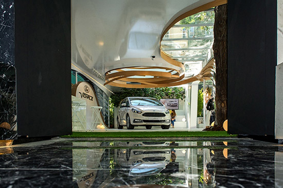 汽車展廳裝修設計-Ford Vignale-設計展廳搭建