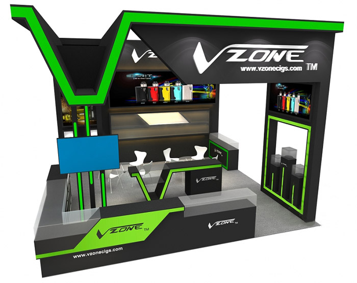 成都展廳搭建-VZONE-環保展台展覽裝修