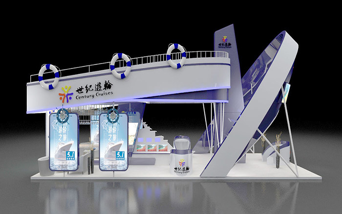 上海遊艇展台搭建設計