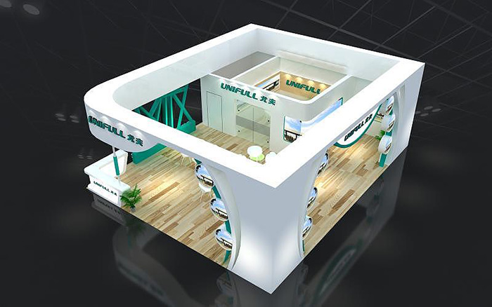 上海展覽展台布置-尤夫-麵料展會搭建裝修