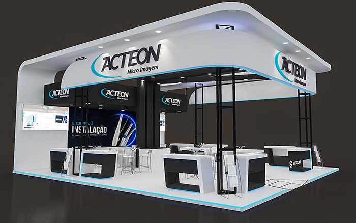 上海展覽會搭建-ACTEON-醫療展位設計