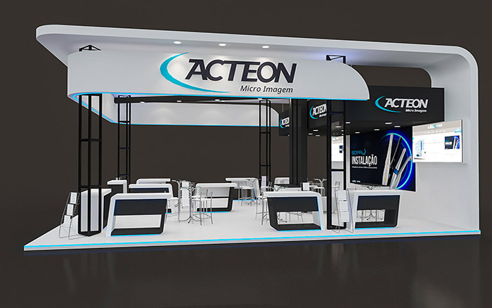上海展覽會搭建-ACTEON-醫療展位設計