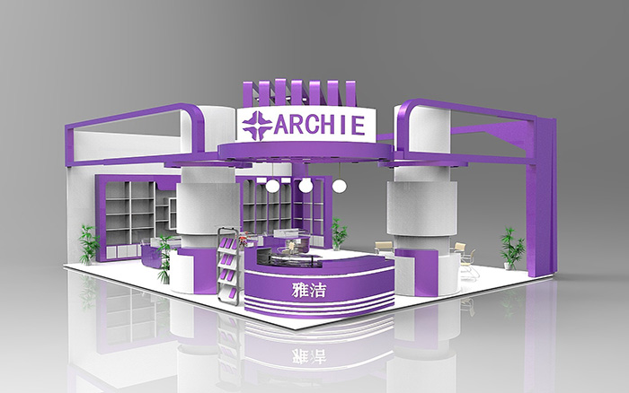 成都展位設計搭建-雅潔-五金展台搭建裝修