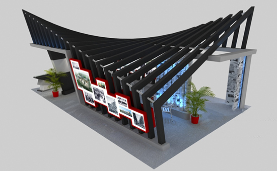 園區搭建-園區規劃-廣州GMF展台搭建設計