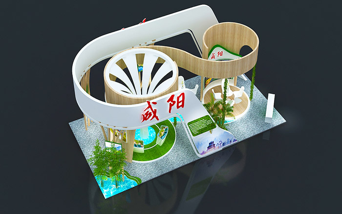 旅遊展會布置裝修-鹹陽-上海會展展台搭建設計