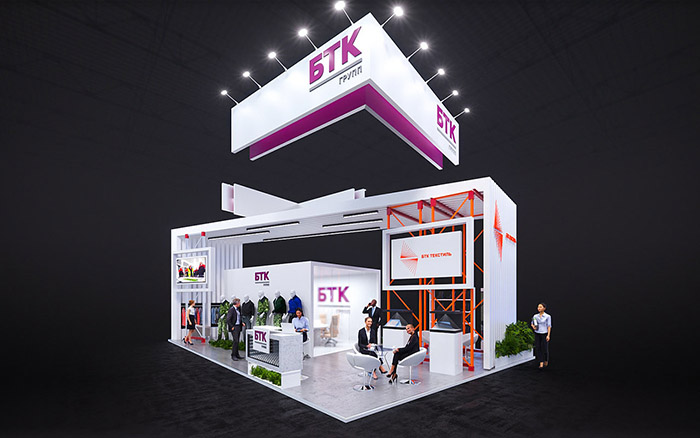 服飾展會搭建-6TK-迪拜展台搭建設計