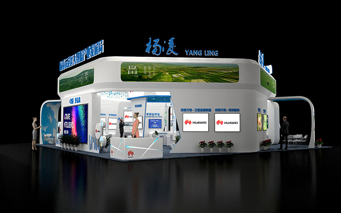 上海會展裝修搭建-楊淩-中食展台設計