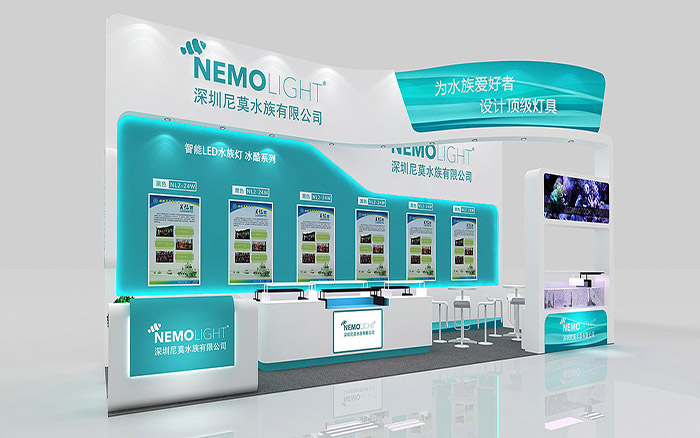寵物水族展會裝修-尼莫水族-廣州展台搭建設計