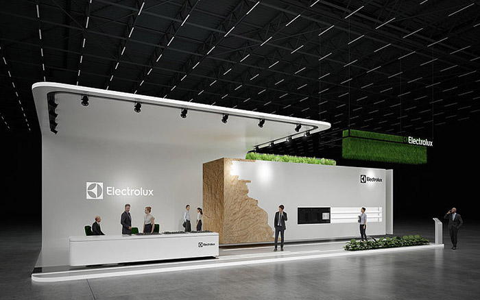 廣州專業展會搭建-Electrolux-家電展覽設計