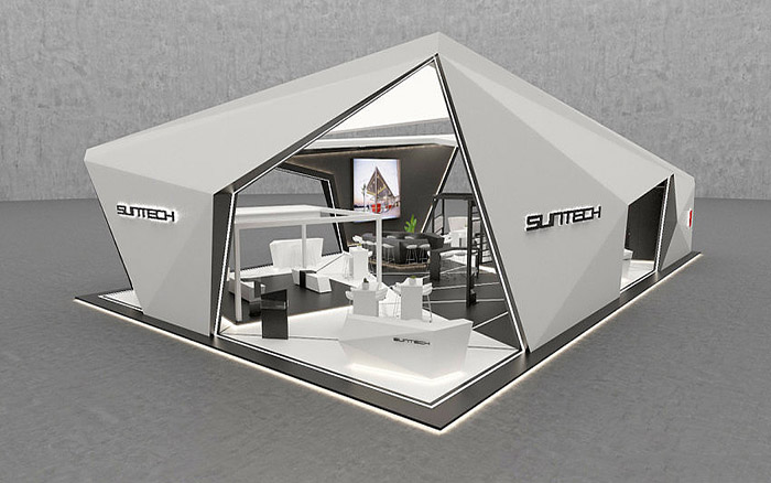 上海展台設計-SUNTECH-太陽能展會搭建