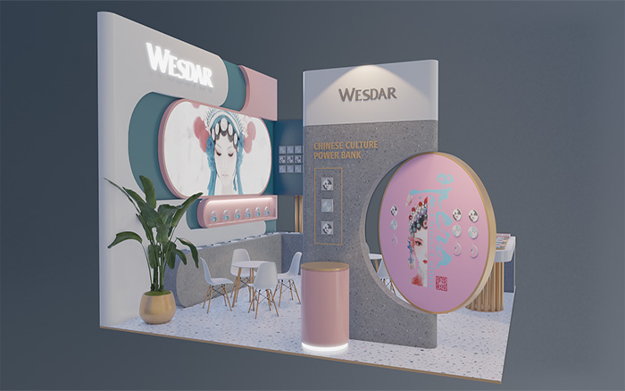 成都展台裝修-WESDAR-電子展會搭建