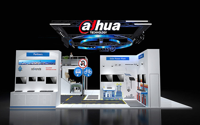 廣州展會策劃-ahua-科技展台搭建設計