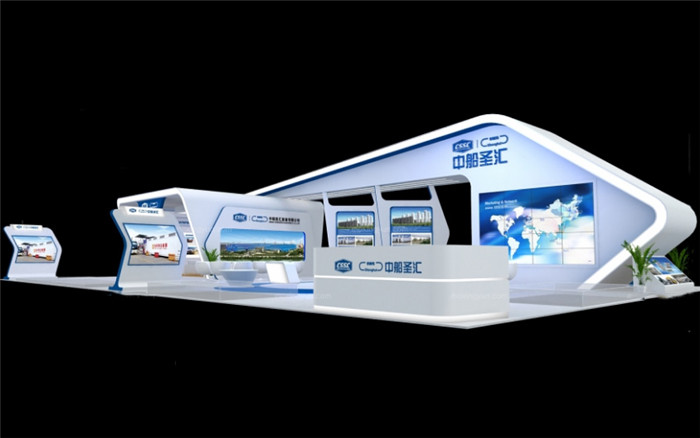中船聖匯-廣州機械展展台設計