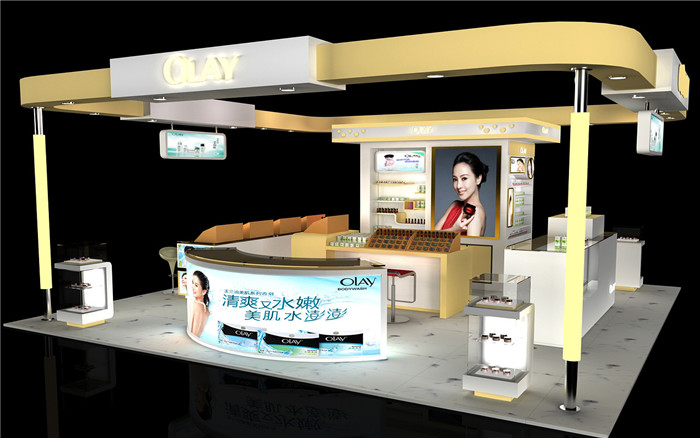 OLAY-廣州美博會展台設計