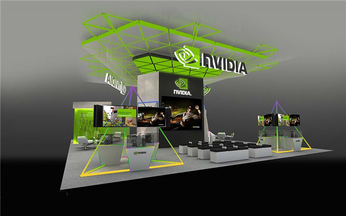 NVIDIA-廣州建材展展台設計