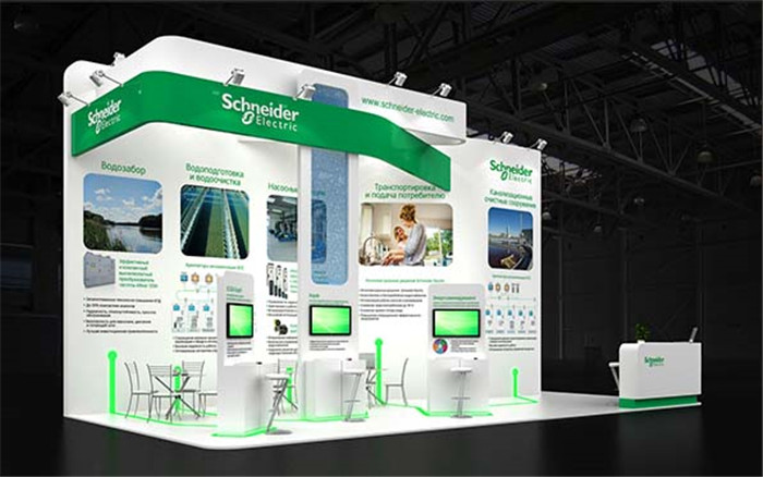schneider-廣州工業展展台設計
