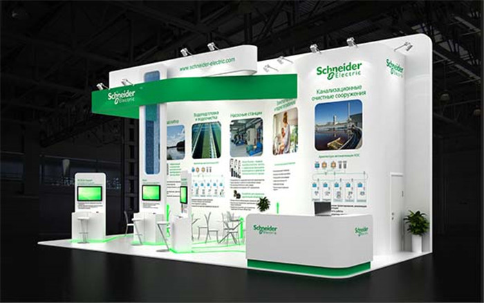 schneider-廣州工業展展台設計