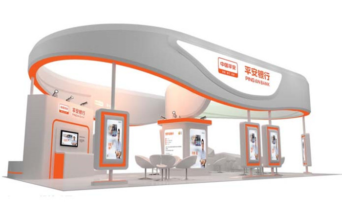 平安銀行-深圳房地產展展台設計