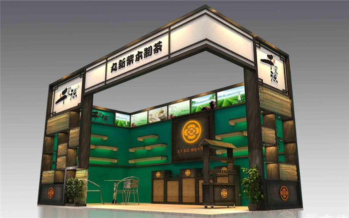 丸新柴本-廣州茶博會展台設計