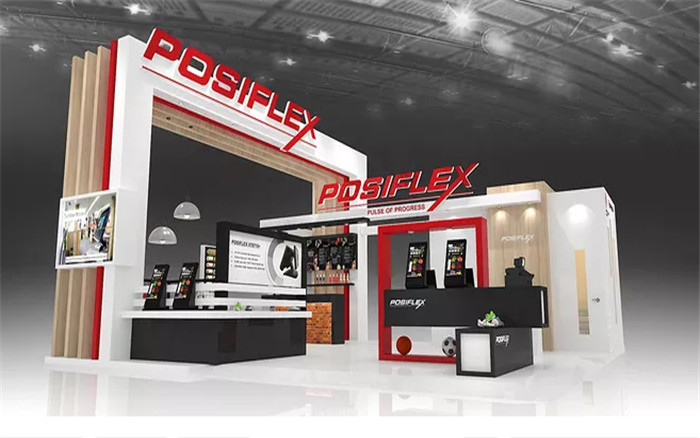 POSIFLEX-廣州燈光音響展展台設計
