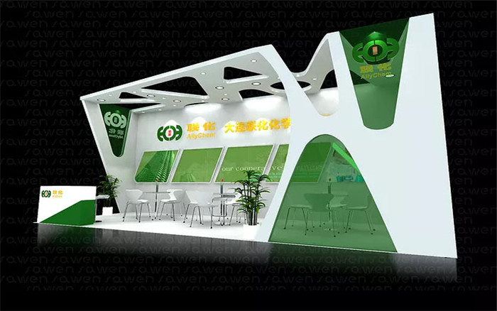 聯化-廣州塗料展展台設計