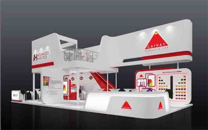 CATHAY-廣州塗料展展台設計