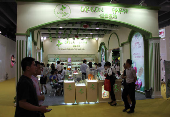 綠色農場-廣州美博會展台設計