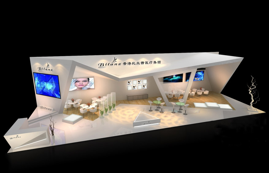 香港比蘭茜-廣州美博會展位設計搭建